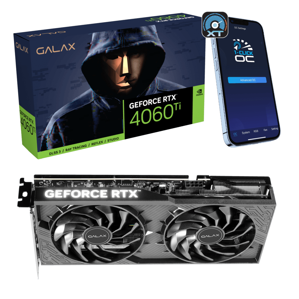 Galax GeForce RTX 4060 TI Dual 1-Click OC a melhor placa de vídeo custo-benefício de 2024