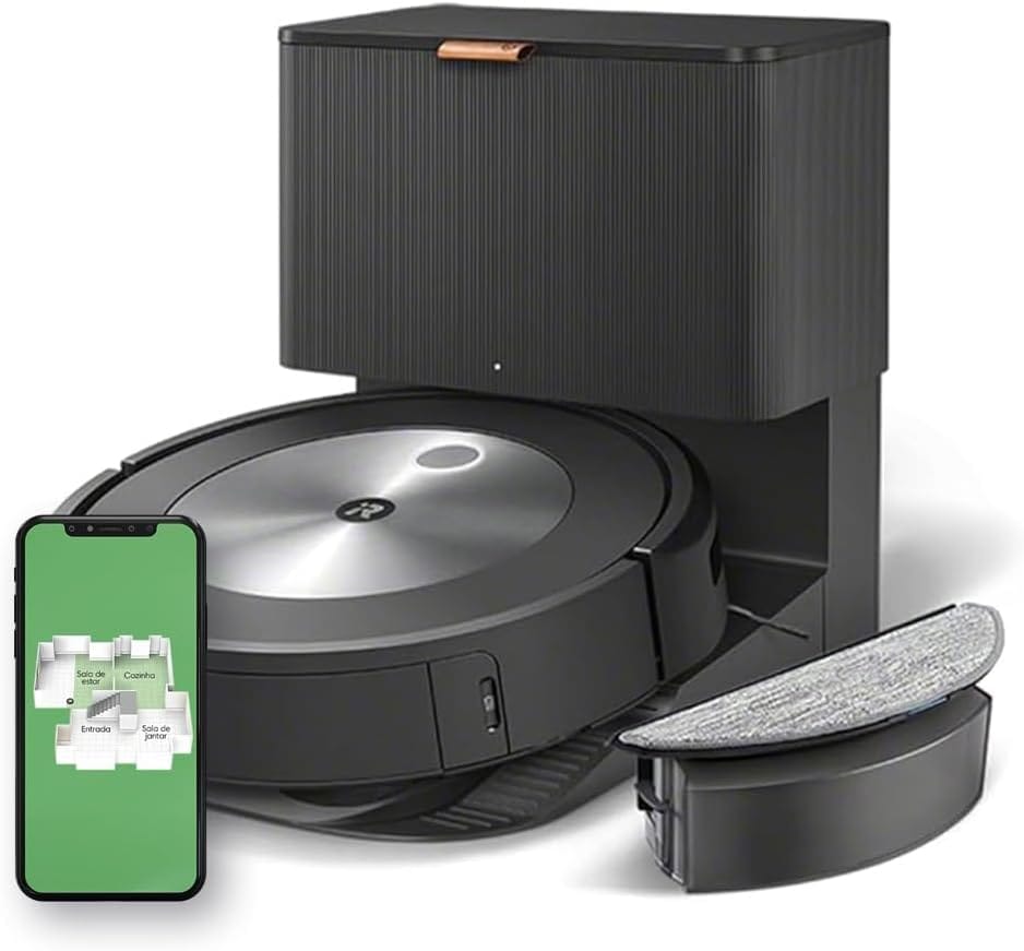 iRobot Roomba Combo j5+ - Robô aspirador mais inteligente para casas conectadas