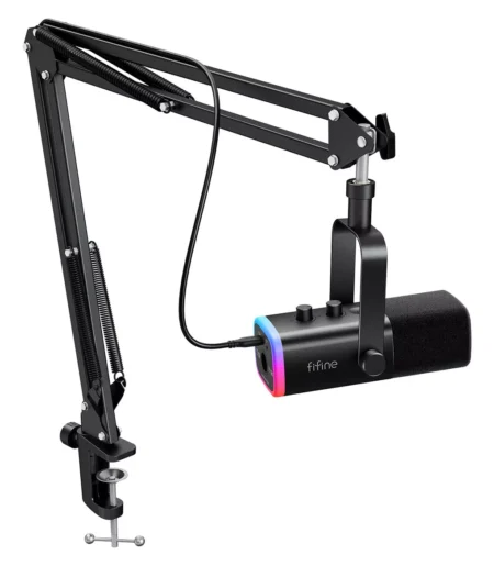 Microfone preto Fifine AM8T Preto